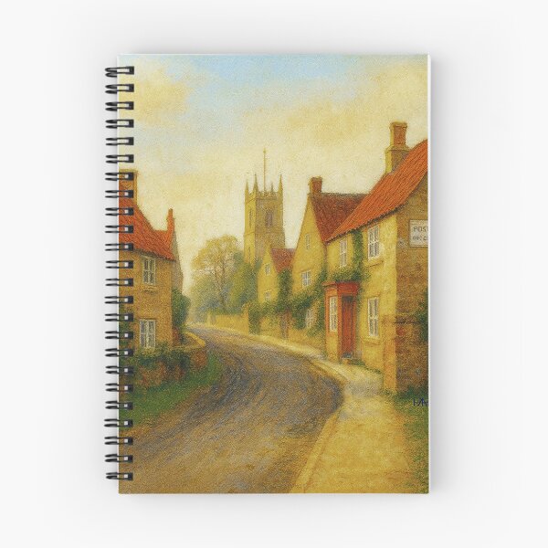 Item preview, A vintage view of a quaint English village. designed and sold by Paul Rowland.