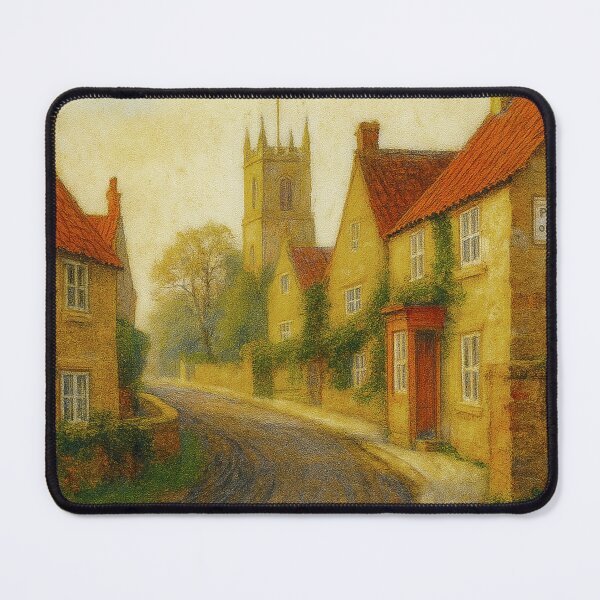 Item preview, A vintage view of a quaint English village. designed and sold by Paul Rowland.