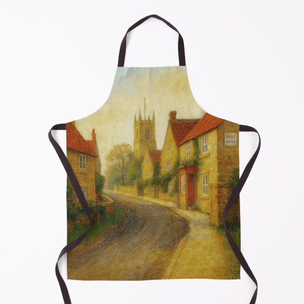 Item preview, A vintage view of a quaint English village. designed and sold by Paul Rowland.