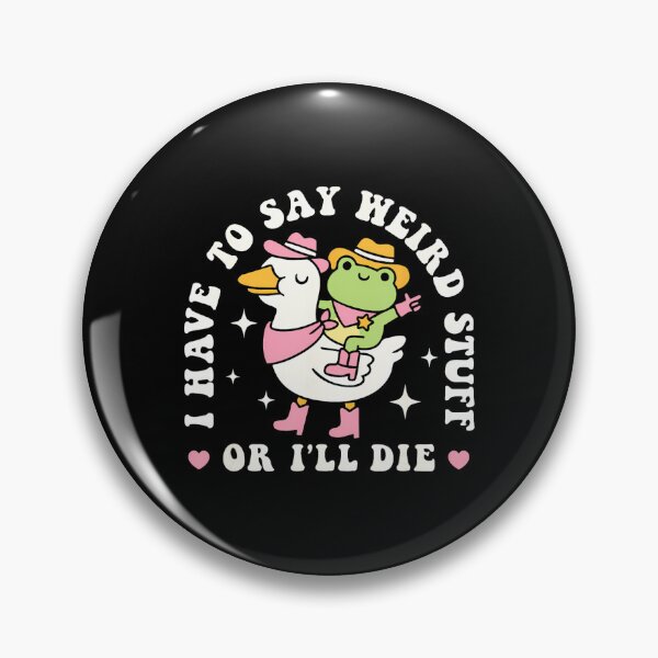 Item preview, Funny Silly Humor Frog Style 90s Vintage Quote designed and sold by JackyEstera.