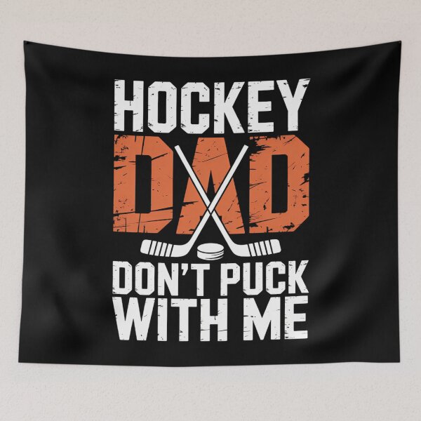 Item preview, Hockey Dad Don_t Puck With Me Funny Ice Hockey Dad Novelty Pullover designed and sold by DoorwayThreads.