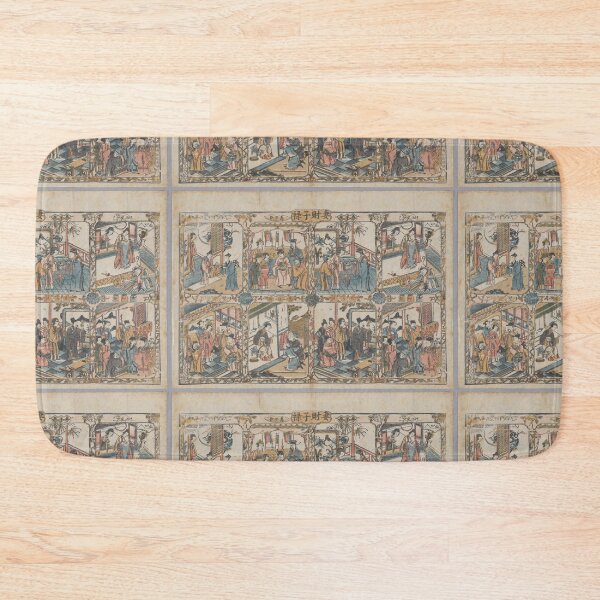 Item preview, Wife, Wealth, Sons, and a Salary, 1662–1722. China, Qing dynasty (1644–1911), Kangxi reign (1622–1722) designed and sold by Vintage Designs +.