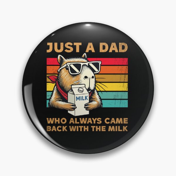 Item preview, Funny Guinea Pig Dad Came Back With Milk T-Shirt designed and sold by TinaMDedrick.
