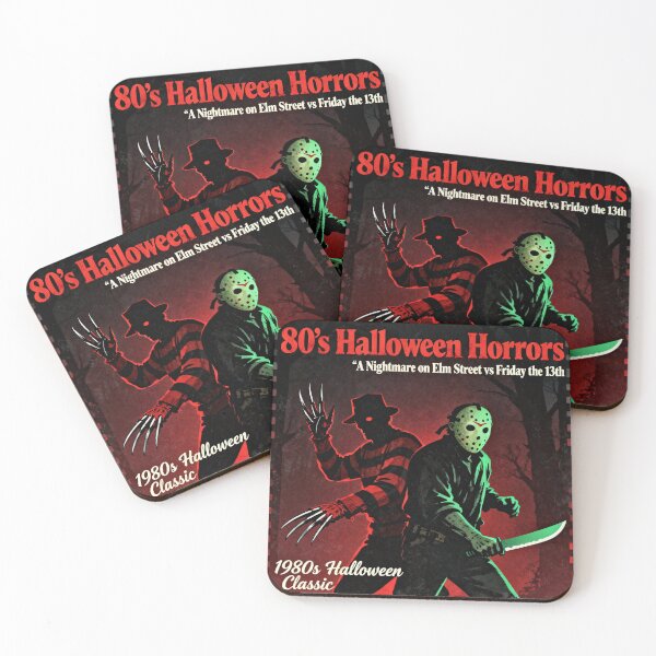 Item preview, 80s Halloween Horrors – Freddy vs Jason designed and sold by Athena2445.