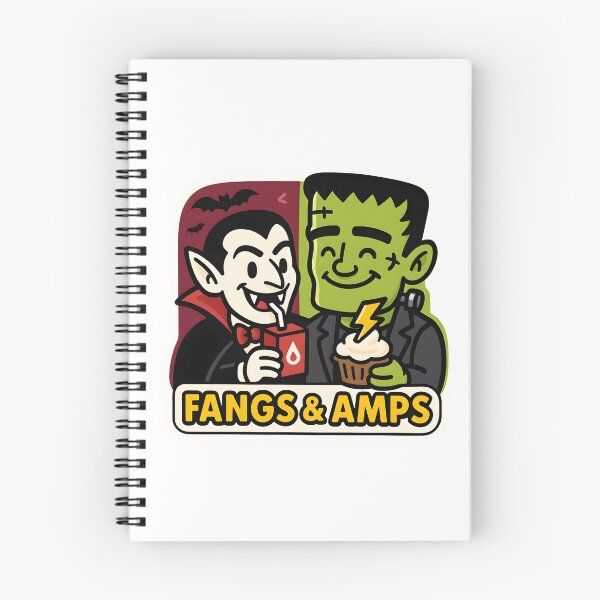 Item preview, Fangs & Amps — Snack Break with Classic Monsters designed and sold by Cheerioza.