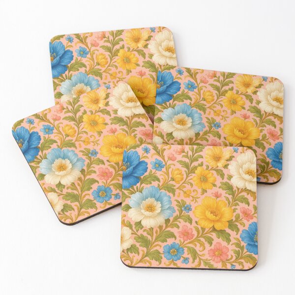 Item preview, Baroque floral splendor in pink designed and sold by Sigtrix.