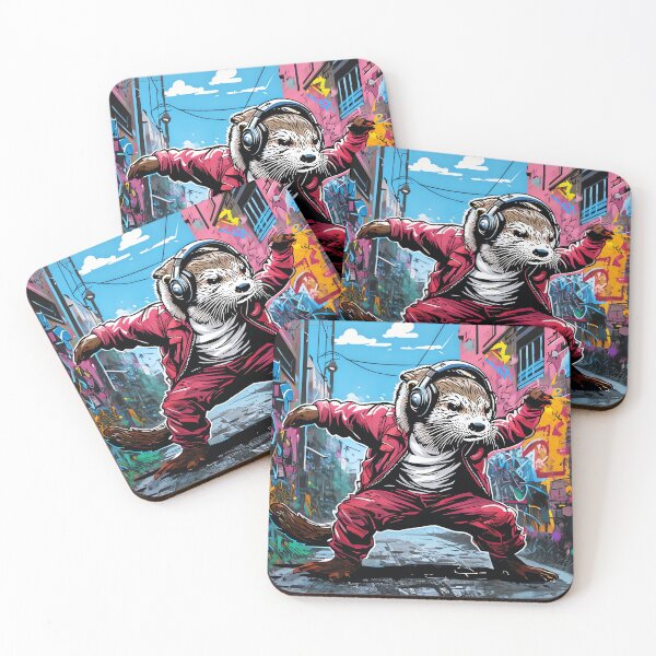 Item preview, Breakdancing Otter Beats designed and sold by ONYX Pixee.