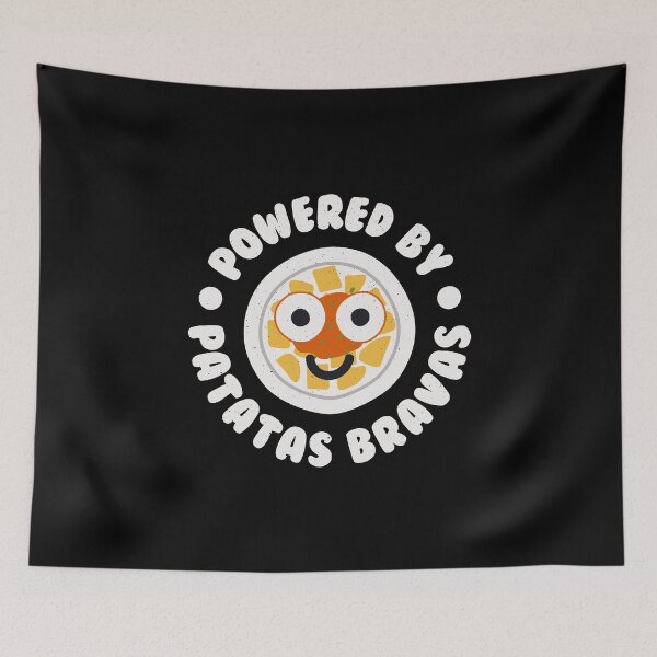 Item preview, Powered By Patatas Bravas - Spanish Patatas Bravas designed and sold by TomThornton.