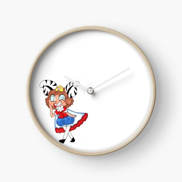 Zebra Queen Clock
