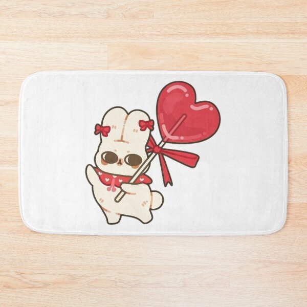 Item preview, A Rabbit's Ride with Heart-Shaped Balloons and Sadness designed and sold by RowAlteri.