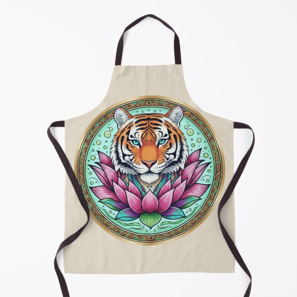 Item preview, Tiger Mandala Spirit Animal designed and sold by Zen Mosaic.