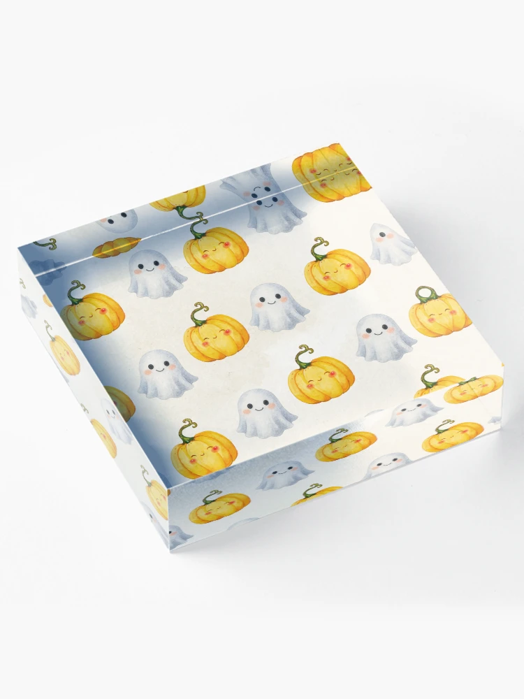 Thumbnail 4 of 5, Acrylic Block, Halloween Pattern designed and sold by PlumTreeDesign.