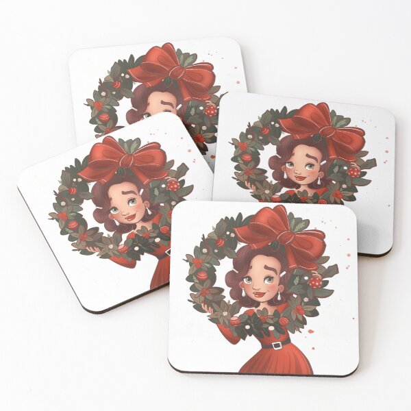 Item preview, A Festive Holiday Cheer: Wreath Portrait designed and sold by AurelCeles.