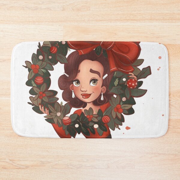 Item preview, A Festive Holiday Cheer: Wreath Portrait designed and sold by AurelCeles.
