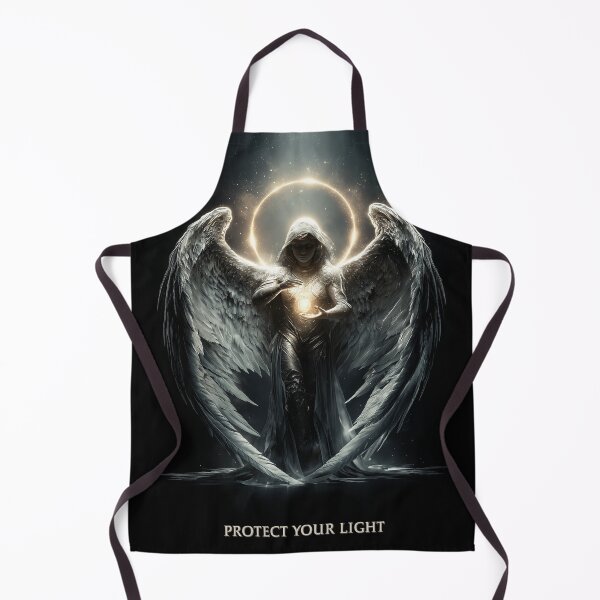 Item preview, Guardian of Light – Surreal Angelic Warrior Art designed and sold by VisionaryVeils.