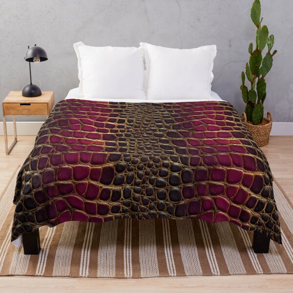 Item preview, Minimalistic Adventurous Crocodile Pattern For Boho Print Lover designed and sold by RoyalStarsPatts.