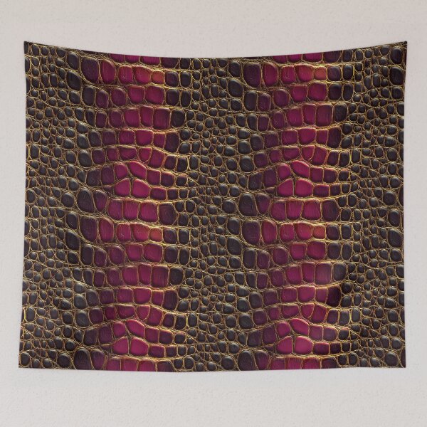 Item preview, Minimalistic Adventurous Crocodile Pattern For Boho Print Lover designed and sold by RoyalStarsPatts.
