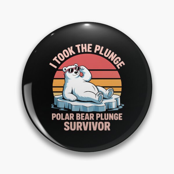 Item preview, Polar Bear Plunge Survivor 2025 Fun Winter Adventurers Bear designed and sold by DoorwayThreads.