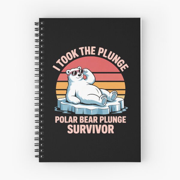 Item preview, Polar Bear Plunge Survivor 2025 Fun Winter Adventurers Bear designed and sold by DoorwayThreads.