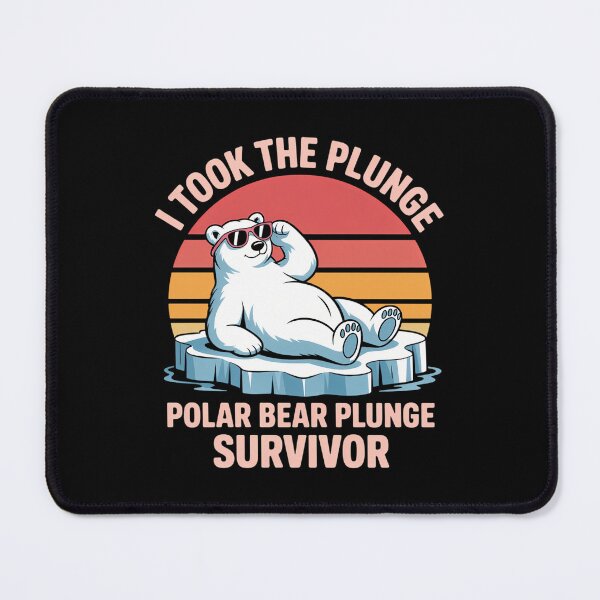 Item preview, Polar Bear Plunge Survivor 2025 Fun Winter Adventurers Bear designed and sold by DoorwayThreads.