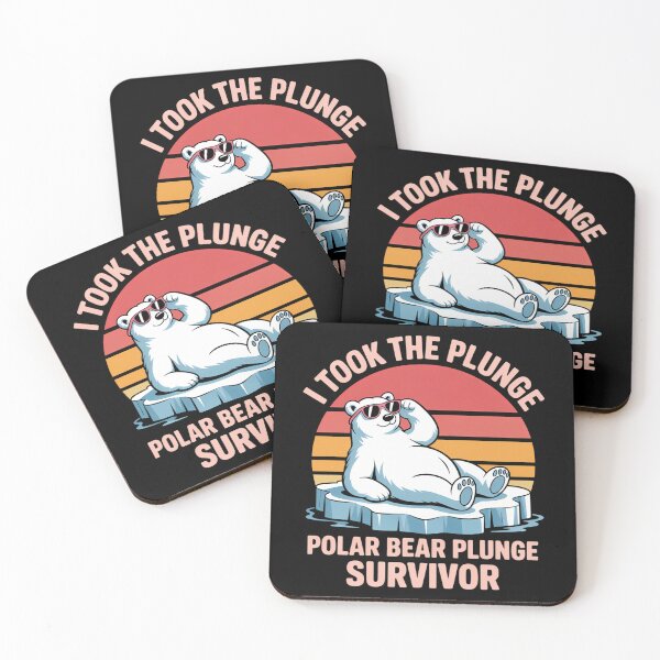 Item preview, Polar Bear Plunge Survivor 2025 Fun Winter Adventurers Bear designed and sold by DoorwayThreads.