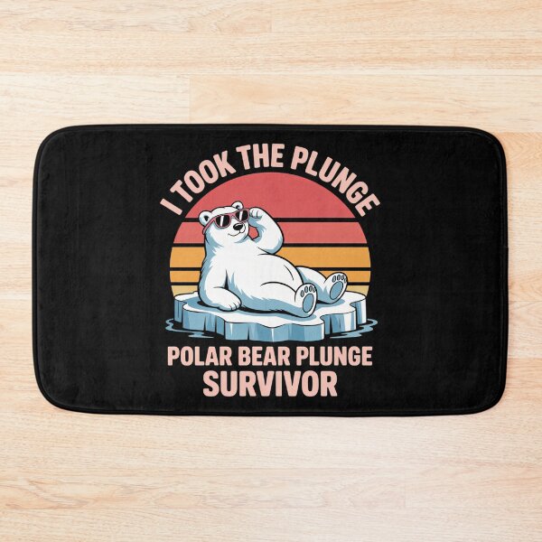 Item preview, Polar Bear Plunge Survivor 2025 Fun Winter Adventurers Bear designed and sold by DoorwayThreads.