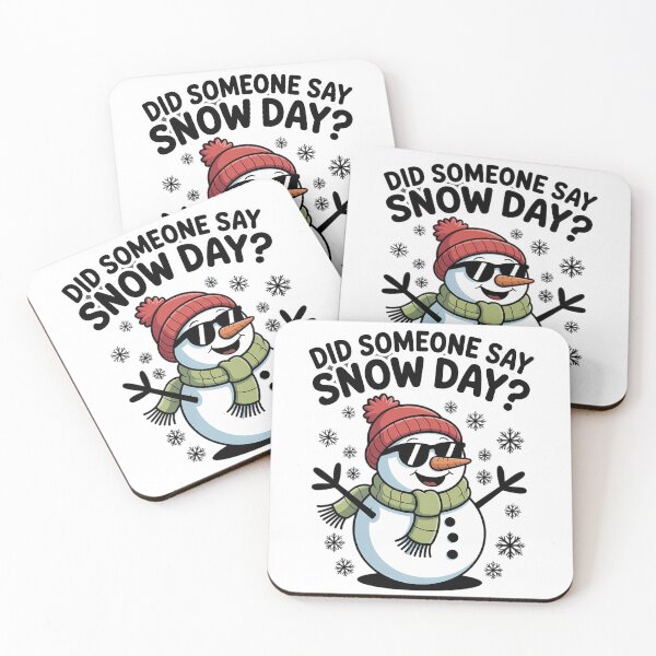 Item preview, Proud Supporter Of Snow Days Did Someone Say Snow Day  designed and sold by DoorwayThreads.