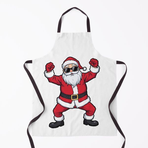 Item preview, Cool Dancing Santa Claus – Fun Cartoon Illustration with Sunglasses and Red Suit on White Background designed and sold by PixelVibe782.