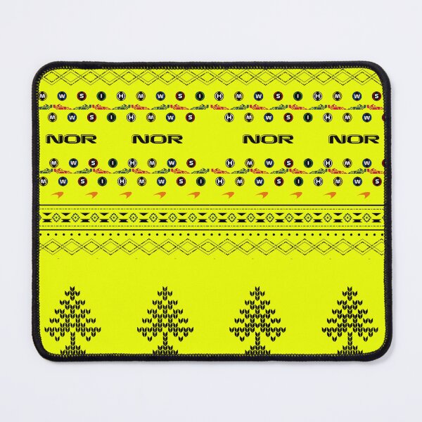 Item preview, Lando Norris F1 2025 theme Ugly Sweater Christmas socks and stockings designed and sold by Pink Polar F1.