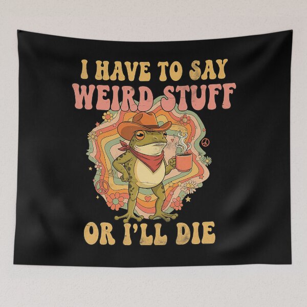 Item preview, Silly Humor Funny Vintage Quote Frog Style 90s designed and sold by JackyEstera.