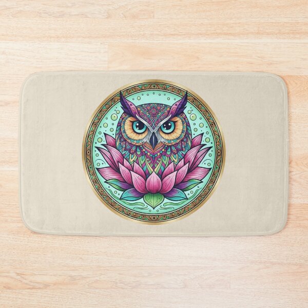 Item preview, Owl Mandala Spirit Animal designed and sold by Zen Mosaic.