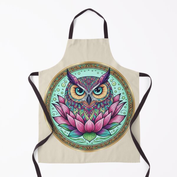 Item preview, Owl Mandala Spirit Animal designed and sold by Zen Mosaic.