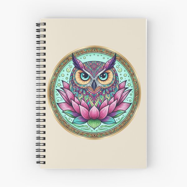 Item preview, Owl Mandala Spirit Animal designed and sold by Zen Mosaic.
