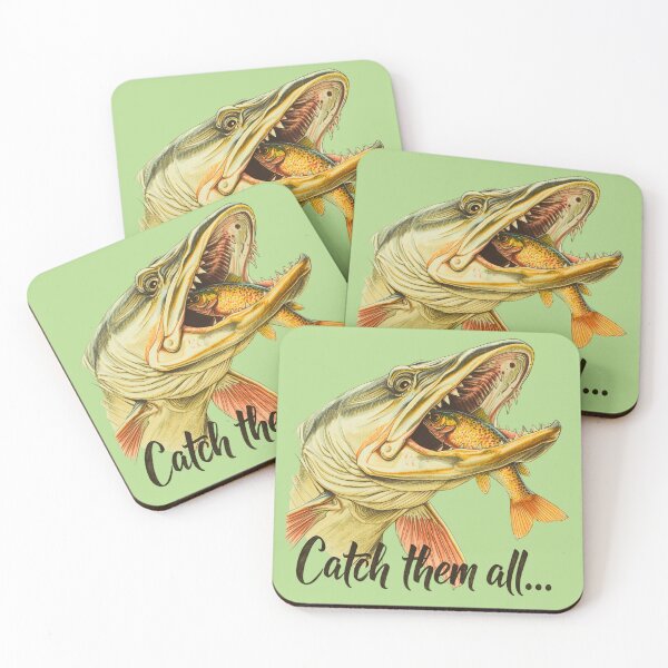 Item preview, Perfect Gift for Fishermen – Catch Them All Pike Design designed and sold by Oriam Vision - Gaia Essence.