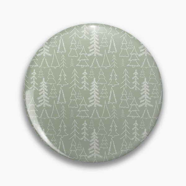 Item preview, Minimalist Christmas Trees Pattern - Muted Green Nordic Design designed and sold by XMasLovers.
