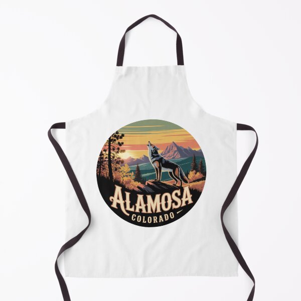 Item preview, Alamosa Colorado Wolf | Vintage Sunset Mountain Landscape designed and sold by CircinusStore.
