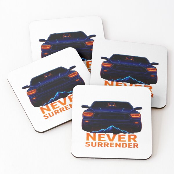 Item preview, Never Surrender – Powerful Truck Neon Design designed and sold by GlowAIDesigns.