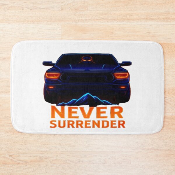 Item preview, Never Surrender – Powerful Truck Neon Design designed and sold by GlowAIDesigns.