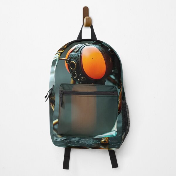 Item preview, Cybernetic Housefly – Mechanical Insect with Orange Optics designed and sold by Peter Kraaibeek Art Gallery.