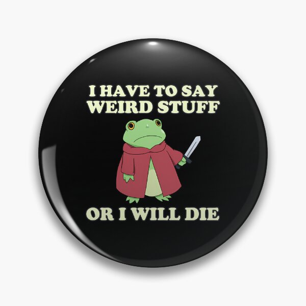 Item preview, Silly Vintage Quote Frog 90s Humor Funny Style designed and sold by JackyEstera.