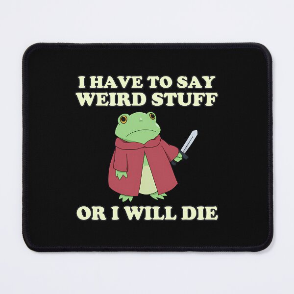 Item preview, Silly Vintage Quote Frog 90s Humor Funny Style designed and sold by JackyEstera.