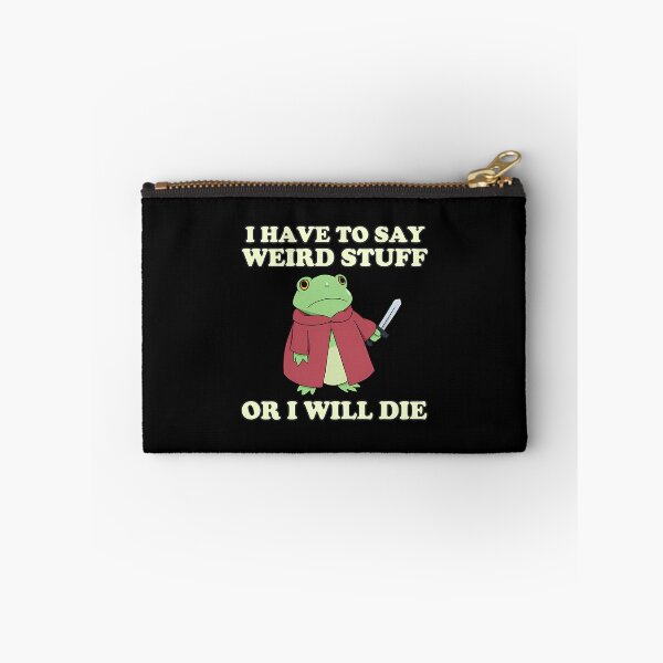 Item preview, Silly Vintage Quote Frog 90s Humor Funny Style designed and sold by JackyEstera.
