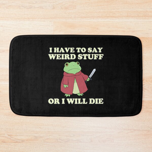 Item preview, Silly Vintage Quote Frog 90s Humor Funny Style designed and sold by JackyEstera.
