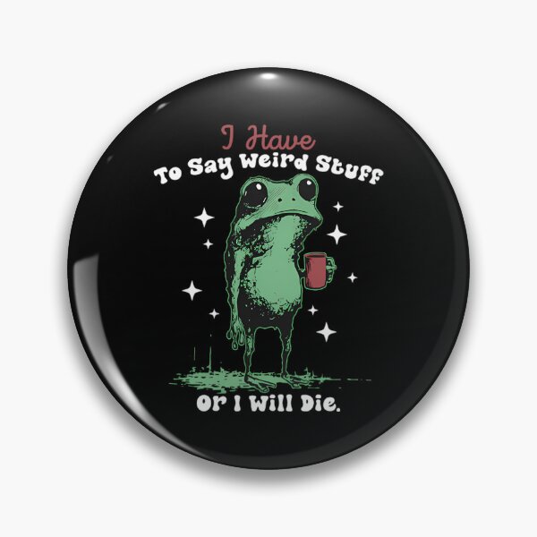 Item preview, Quote Humor 90s Silly Vintage Funny Style Frog designed and sold by JackyEstera.