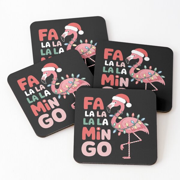 Item preview, Women's Fa La La Mingo Flamingo Christmas Tropical Xmas Tree Lights designed and sold by TyraYoung.