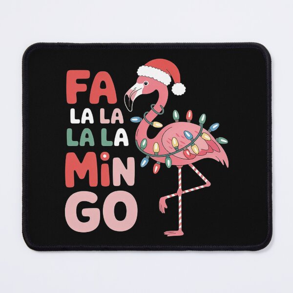 Item preview, Women's Fa La La Mingo Flamingo Christmas Tropical Xmas Tree Lights designed and sold by TyraYoung.