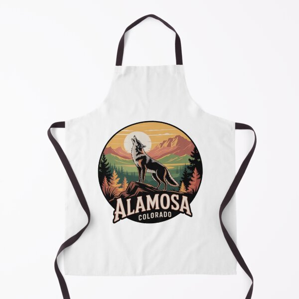 Item preview, Alamosa Colorado Wolf | Retro Mountain Sunset Wilderness Design designed and sold by CircinusStore.