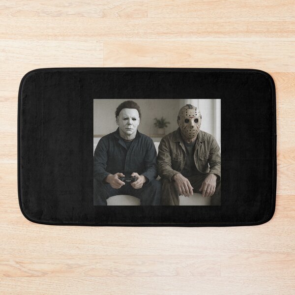 Item preview, Funny Halloween Tshirt Michael Myers Jason Voorhees Play Games M5388 designed and sold by CozyScratch.