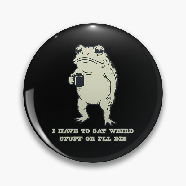 Item preview, Funny Quote Frog Humor Style Silly 90s Vintage designed and sold by JackyEstera.