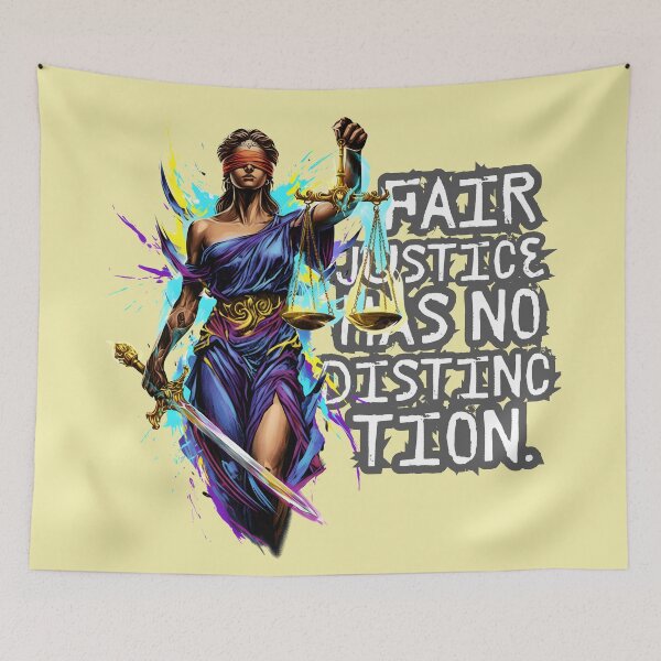 Item preview, Blind Justice: Fair Justice Has No Distinction designed and sold by ifundesign.